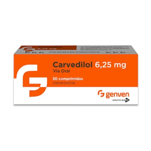 CARVEDILOL 6.25MG TAB X 30 (GENVEN)